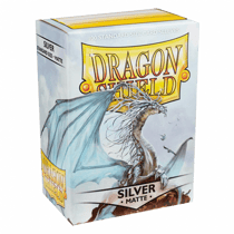 100 dragon shield matte - silver