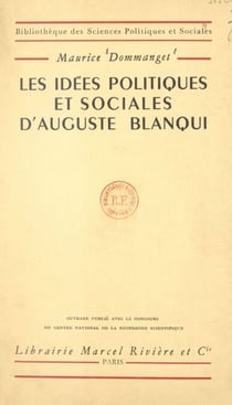 Les idées politiques et sociales d'Auguste Blanqui