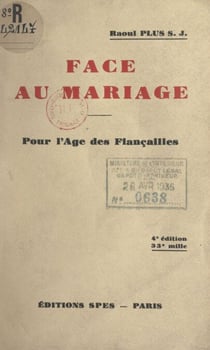 Face au mariage - Pour l'âge des fiançailles