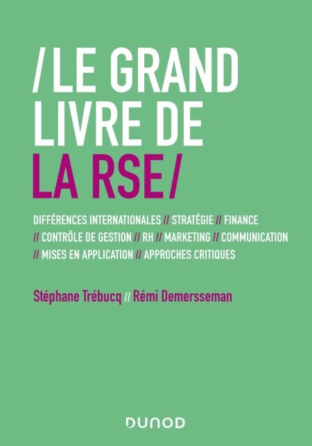 Le Grand Livre de la RSE - Différences internationales // Stratégie // Finance // contrôle de gestion // RH // Marketing...