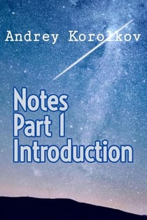 Notes. Part 1. Introduction - Notes, #1