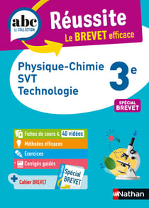Physique-Chimie - SVT (Sciences de la vie et de la Terre) - Techno 3e - ABC Réussite - Le Brevet efficace - Cours, Méthode, Exercices - Brevet 2026 - EPUB