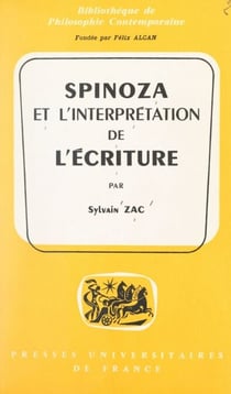 Spinoza et l'interprétation de l'Écriture