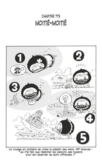 One Piece édition originale - Chapitre 773 - Moitié-moitié