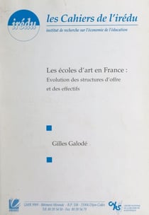 Les écoles d'art en France : évolution des structures d'offre et des effectifs
