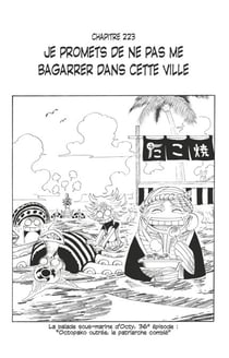 One Piece édition originale - Chapitre 223 - Je promets de ne pas me bagarrer dans cette ville