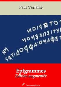 Epigrammes – suivi d'annexes - Nouvelle édition 2019