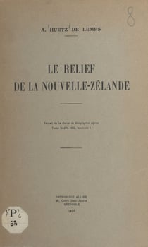 Le relief de la Nouvelle-Zélande