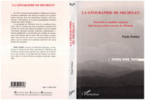 La géographie de Michelet - Territoire et modèles naturels dans les premières oeuvres de Michelet