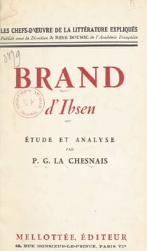 Brand, d'Ibsen - Étude et analyse