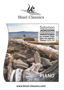 Variationen im ernsten Style über ein eigenes Thema, Opus 40 - Piano