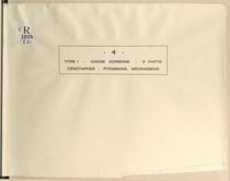 Retour aux sources méconnues : Alger-Sèvres, 1923-1963 - Titre I : gnose dorienne ; 3e partie ; cénotaphes ; pyramides, médrassens