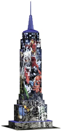 Marvel - Puzzle 216 pièces - Puzzle 3D Empire State Building Marvel
