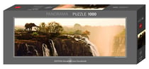 Puzzle 1000 pièces - Panorama elephant