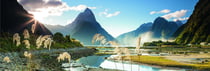 Puzzle 1000 pièces - Panorama Milford sound