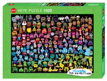 Puzzle 1000 pièces - Jon Burgerman: Doodle Rainbow