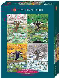 Puzzle 2000 pièces - 4 Saisons