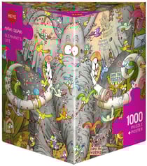 Puzzle 1000 pièces - Elephant's life