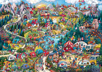 Puzzle 2000 pièces - Go camping