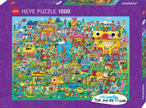 Puzzle 1000 pièces - Doodle Village