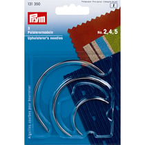 Lot de 3 aiguilles courbes Prym - N°2, 4, 5 - Argent