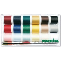 Boite de 18 fils de couture Madeira