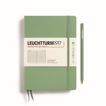 Carnet Leuchtturm1917 - Sauge - A5 14,5 x 21 cm - 251 pages numérotées lignées