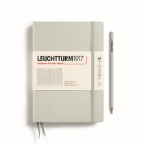 Carnet Leuchtturm1917 - Light Grey - A5 14,5 x 21 cm - 251 pages numérotées lignées