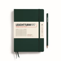 Carnet Leuchtturm1917 - Forest Green - A5 14,5 x 21 cm - 251 pages numérotées lignées