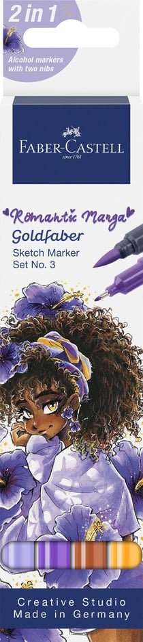 Set de Sketch Marker Goldfaber : Manga Romantic n°3 - Faber Castell