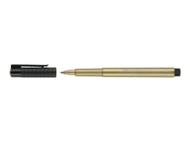 Feutre Faber-Castell - Pointe conique 1,5 mm - or - Pitt Artist Pen