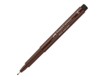 Feutre Faber-Castell - Pointe M 0,7 mm - sépia - Pitt Artist Pen