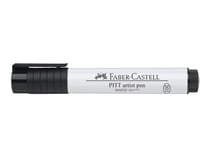 Feutre Faber-Castell - Pointe ronde 2,5 mm - blanc - Pitt Artist Pen