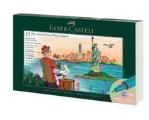 Lot de 12 feutres Faber Castell - Pitt Artist Pens - New-York