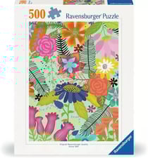 Puzzle 500 pièces - Jungle de fleurs