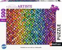 Nathan puzzle 500 pièces - Poiskaïï arc-en-ciel / Maluzelle