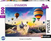 Nathan puzzle 500 pièces - Voyage en montgolfière