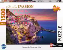 Nathan puzzle 1500 pièces - Hameau de Manarola, Italie