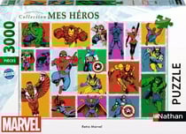 Nathan puzzle 3000 pièces - Retro Marvel
