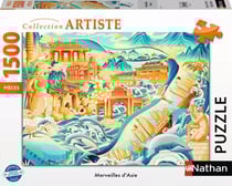 Nathan puzzle 1500 pièces - Merveilles d'Asie
