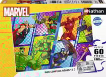 Puzzle 60 pièces - Nathan - Les Avengers contre les méchants / Marvel Avengers