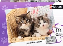 Puzzle 100 pièces - Duo de chatons - Ravensburger