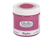 Rayher DecoArt Chalky finish - peinture à base d'eau - rose - 118 ml