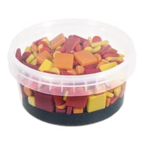 Mélange de tesselles Rayher - 500 g - Rouge et jaune