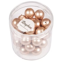 Perles Renaissance dépolie rose antique 10 mm x perles