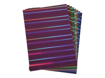 Ramette de 8 feuilles de papier holographique A4