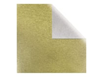 Papier créatif - 30,5 x 30,5 cm - brossé argent/or