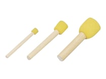 Set de 3 pinceaux tampons éponge