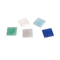 Seau 1kg mosaique 2cm teintes bleu