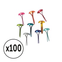 Sachet pinces à tête ronde 4 mm x 100